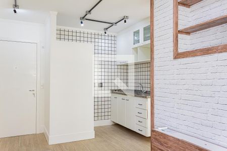 Sala/Cozinha de apartamento para alugar com 1 quarto, 59m² em Perdizes, São Paulo
