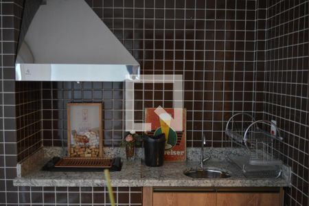 Varanda Goumert de apartamento à venda com 3 quartos, 100m² em Vila Assunção, Santo André