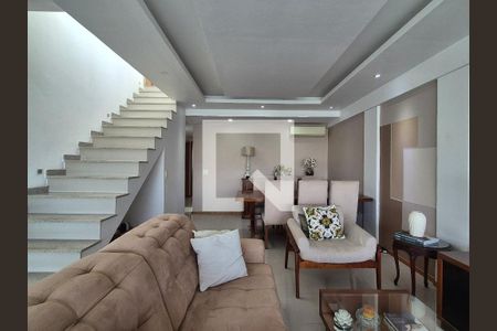 Sala  de apartamento à venda com 4 quartos, 213m² em Recreio dos Bandeirantes, Rio de Janeiro