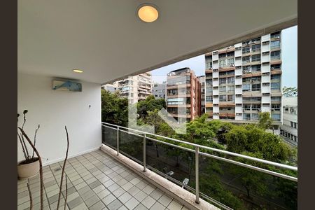 Varanda da sala de apartamento para alugar com 3 quartos, 80m² em Lagoa, Rio de Janeiro