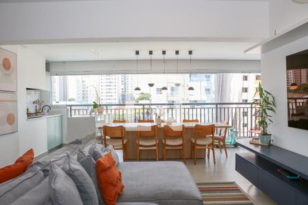 Sala e Varanda Gourmet de apartamento à venda com 3 quartos, 100m² em Vila Leopoldina, São Paulo