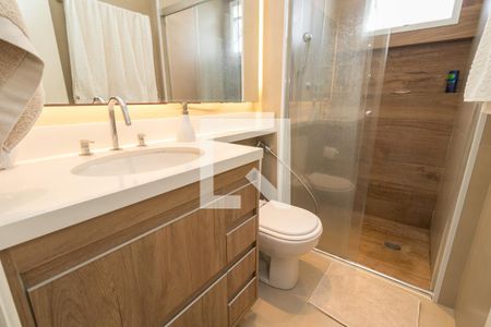 Banheiro da Suíte de apartamento para alugar com 3 quartos, 97m² em Vila Independencia, São Paulo