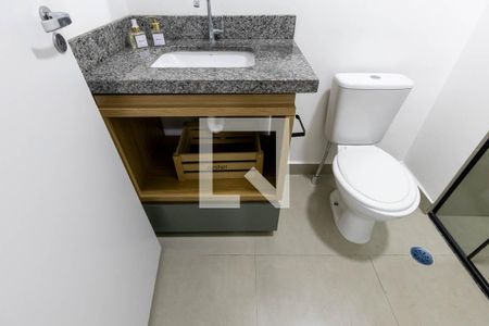 Banheiro de kitnet/studio para alugar com 1 quarto, 29m² em Centro Histórico de São Paulo, São Paulo