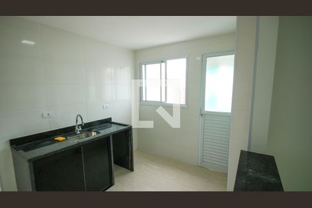 Cozinha de apartamento para alugar com 2 quartos, 75m² em Boqueirão, Praia Grande