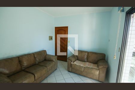 Sala de apartamento para alugar com 1 quarto, 62m² em Guilhermina, Praia Grande