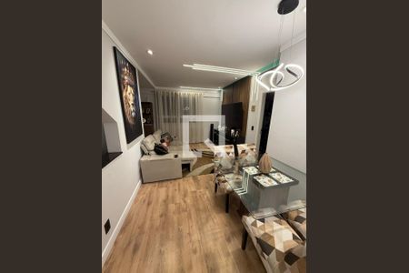 Sala de casa de condomínio para alugar com 2 quartos, 115m² em Estuário, Santos