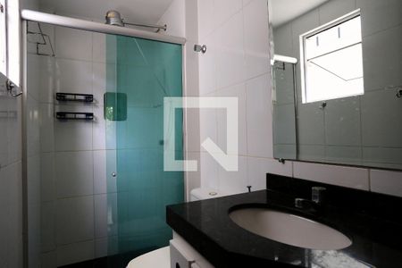 Banheiro da Suíte de apartamento à venda com 3 quartos, 112m² em Sagrada Família, Belo Horizonte