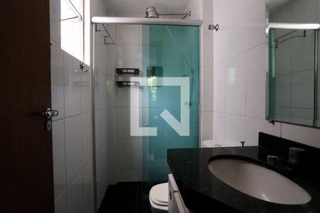 Banheiro da Suíte de apartamento à venda com 3 quartos, 112m² em Sagrada Família, Belo Horizonte