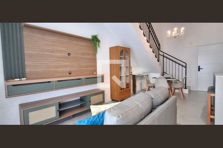 Sala de apartamento para alugar com 1 quarto, 74m² em Centro, Florianópolis