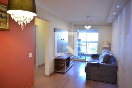 Sala de apartamento à venda com 3 quartos, 84m² em Vila Valparaíso, Santo André