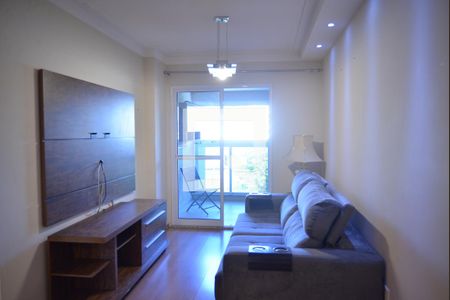 Sala de apartamento à venda com 3 quartos, 84m² em Vila Valparaíso, Santo André