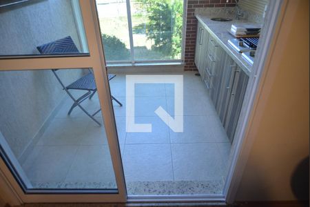 Varanda gourmet de apartamento à venda com 3 quartos, 84m² em Vila Valparaíso, Santo André