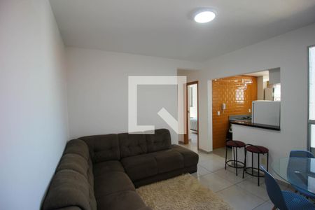 Sala de apartamento para alugar com 2 quartos, 47m² em Jardim America, Sorocaba