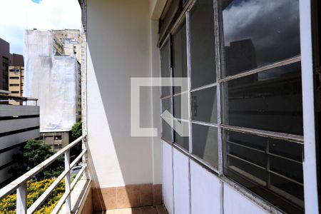 Varanda da Sala de apartamento para alugar com 3 quartos, 110m² em Centro, Belo Horizonte