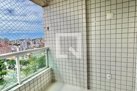 Varanda da Sala de apartamento para alugar com 3 quartos, 100m² em Aparecida, Santos