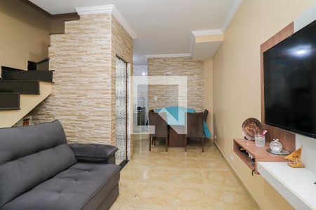 Sala de casa de condomínio para alugar com 2 quartos, 62m² em Vila Campanela, São Paulo