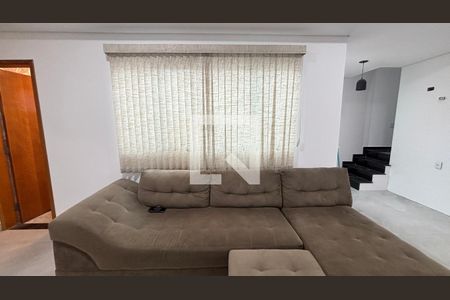 Sala de apartamento para alugar com 2 quartos, 100m² em Vila Valparaíso, Santo André