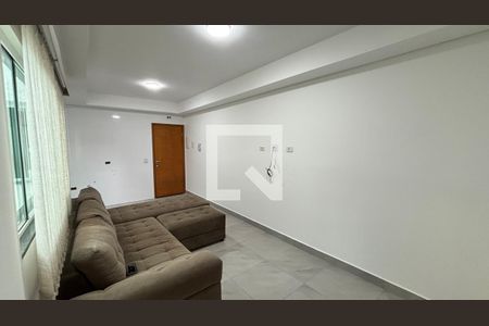 Sala de apartamento para alugar com 2 quartos, 100m² em Vila Valparaíso, Santo André