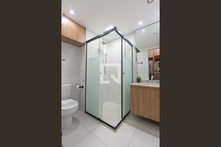 Banheiro Social de kitnet/studio para alugar com 1 quarto, 20m² em Ipiranga, São Paulo