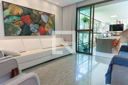 Sala de TV de apartamento à venda com 4 quartos, 180m² em Sion, Belo Horizonte