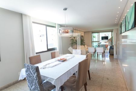 sala  de apartamento à venda com 4 quartos, 180m² em Sion, Belo Horizonte
