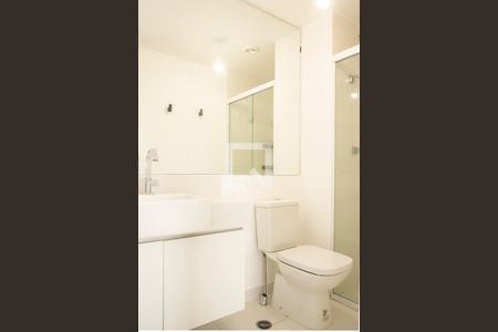 Banheiro Social de kitnet/studio para alugar com 1 quarto, 38m² em Mirandópolis, São Paulo