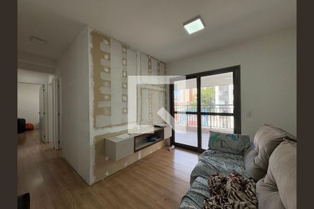 Sala de apartamento para alugar com 3 quartos, 86m² em Vila Gilda, Santo André