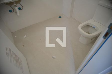 Banheiro da Suíte de apartamento à venda com 1 quarto, 51m² em Parque das Nações, Santo André