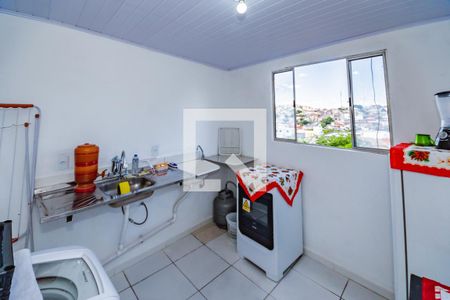 Cozinha de kitnet/studio para alugar com 1 quarto, 32m² em Venda Nova, Belo Horizonte