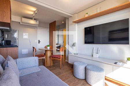 Sala/Cozinha de apartamento para alugar com 1 quarto, 32m² em Jardim Paulista, São Paulo