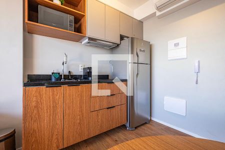 Sala/Cozinha de apartamento para alugar com 1 quarto, 32m² em Jardim Paulista, São Paulo