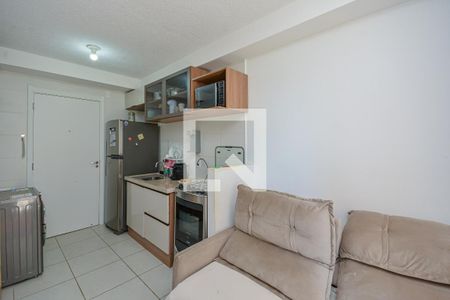 Sala/Cozinha de apartamento à venda com 1 quarto, 28m² em Socorro, São Paulo