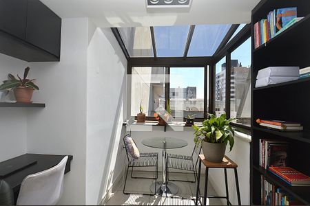 Janela da Sala de apartamento à venda com 1 quarto, 56m² em Petrópolis, Porto Alegre