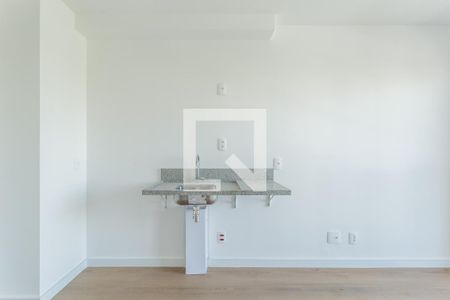 Sala/Cozinha de apartamento à venda com 1 quarto, 27m² em Moema, São Paulo