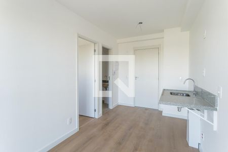 Sala/Cozinha de apartamento à venda com 1 quarto, 27m² em Moema, São Paulo