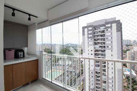Varanda da Sala de apartamento para alugar com 2 quartos, 59m² em Vila Galvão, Guarulhos