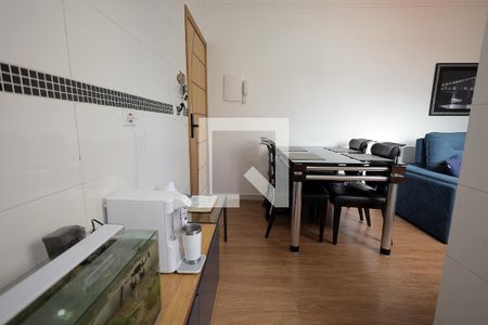 Sala de apartamento à venda com 2 quartos, 77m² em Vila Scarpelli, Santo André