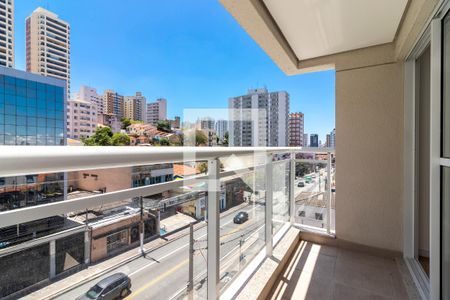 Varanda da Sala de apartamento para alugar com 1 quarto, 42m² em Santana, São Paulo