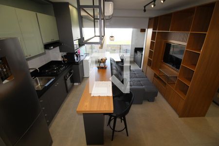 Sala de apartamento para alugar com 1 quarto, 52m² em Parque Residencial Aquarius, São José dos Campos