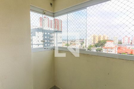 Varanda da sala  de apartamento à venda com 2 quartos, 50m² em Centro, Diadema