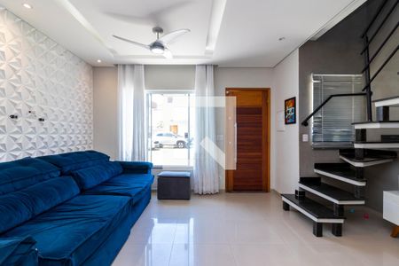 Sala de Estar de casa de condomínio à venda com 3 quartos, 80m² em Sítio do Mandaqui, São Paulo