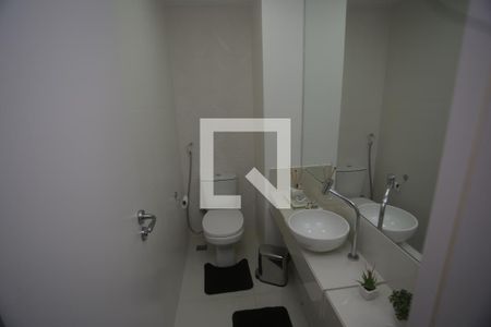Lavabo de apartamento à venda com 3 quartos, 120m² em Caiçaras, Belo Horizonte