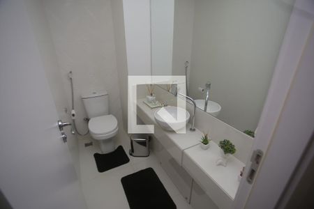 Lavabo de apartamento à venda com 3 quartos, 120m² em Caiçaras, Belo Horizonte