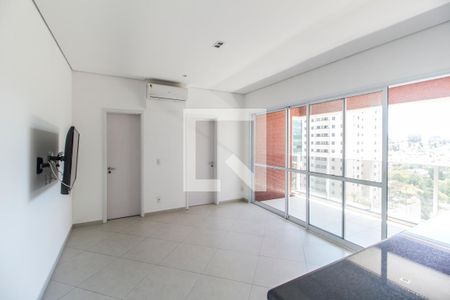 Sala de apartamento para alugar com 1 quarto, 55m² em Empresarial 18 do Forte, Barueri