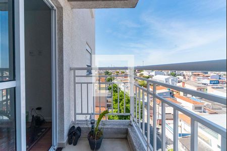 Varanda da Sala de apartamento para alugar com 2 quartos, 51m² em Vila Leopoldina, Santo André