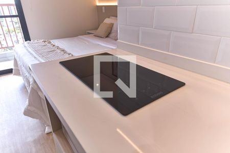Cozinha de kitnet/studio para alugar com 1 quarto, 30m² em Jardim das Acacias, São Paulo