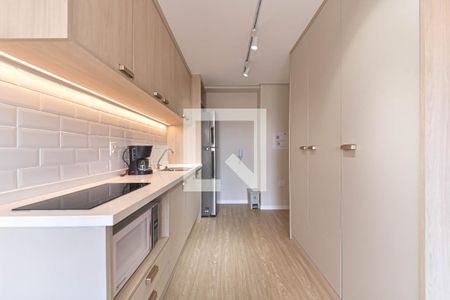 Cozinha de kitnet/studio para alugar com 1 quarto, 30m² em Jardim das Acacias, São Paulo
