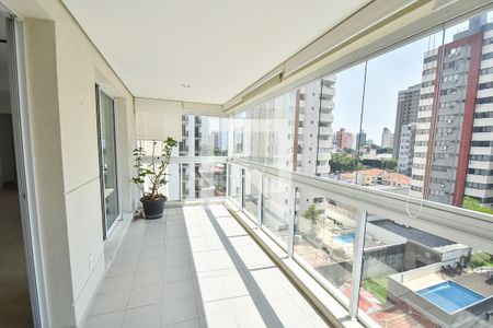Varanda da sala de apartamento para alugar com 3 quartos, 125m² em Vila Mariana, São Paulo