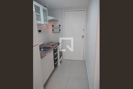 Cozinha de apartamento à venda com 1 quarto, 28m² em Jardim Paulista, São Paulo