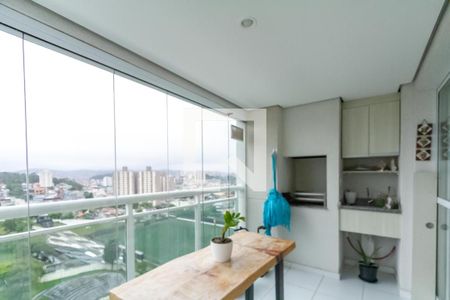 Varanda gourmet de apartamento à venda com 3 quartos, 96m² em Baeta Neves, São Bernardo do Campo